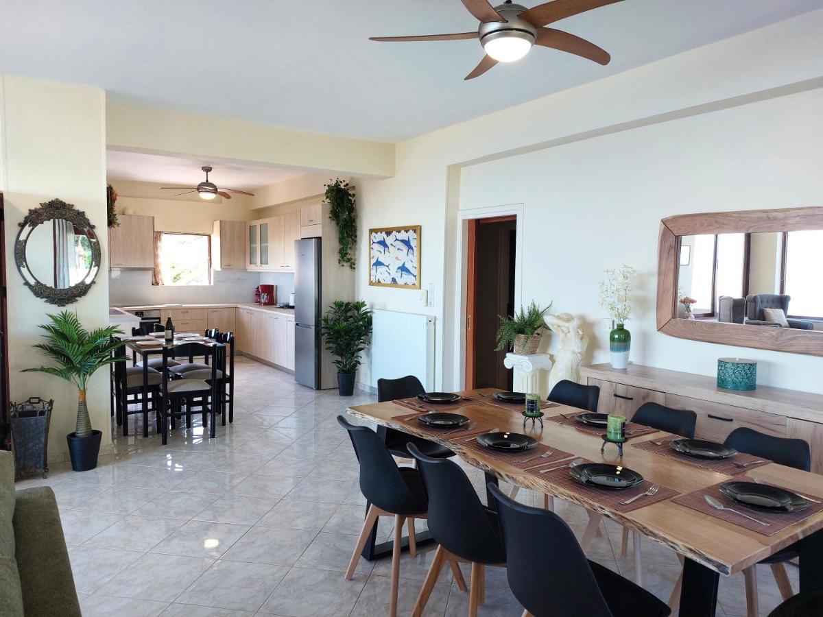 Villa Balcony, Cozy Villa With Amazing View Rodhiá المظهر الخارجي الصورة
