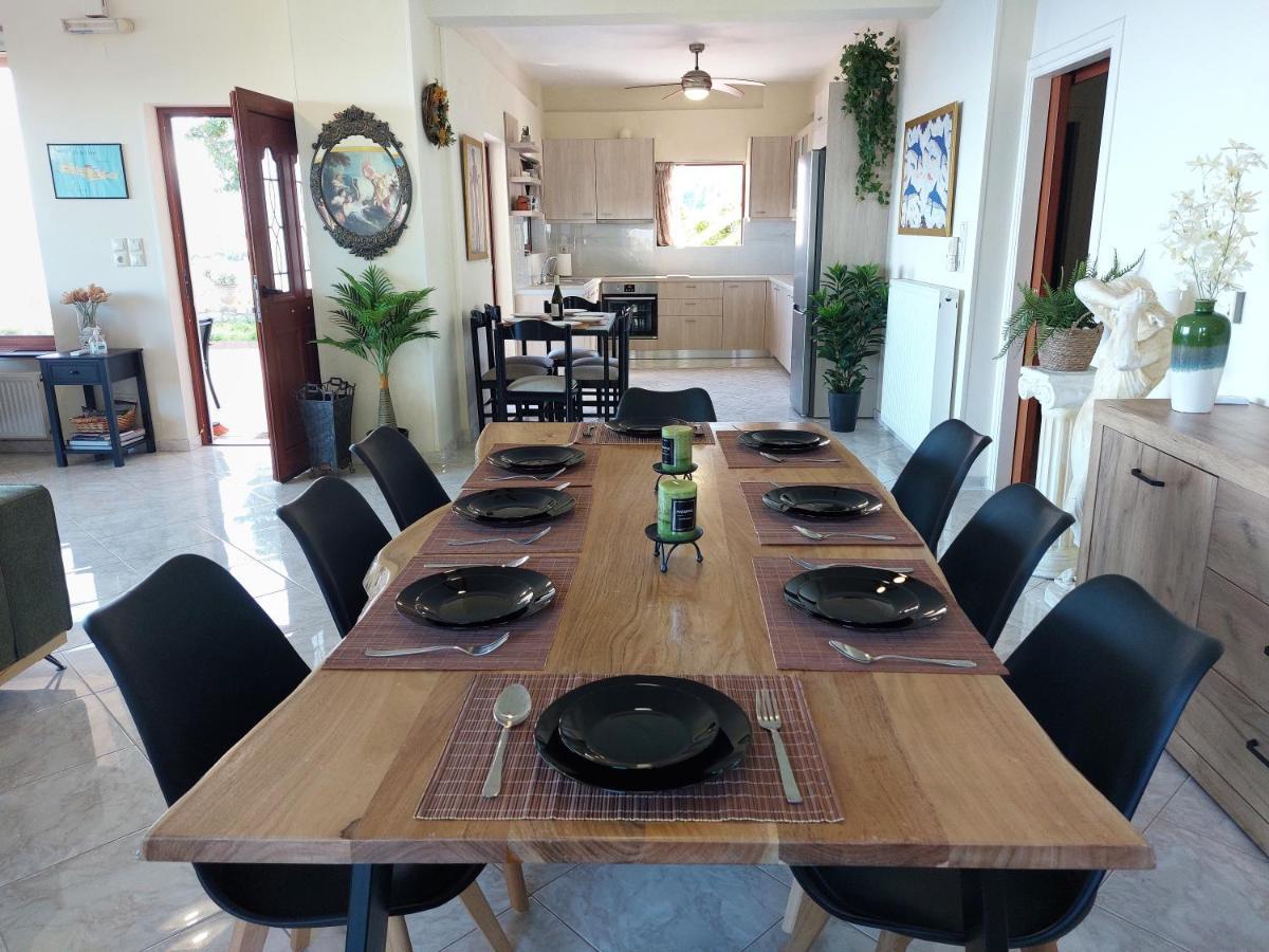 Villa Balcony, Cozy Villa With Amazing View Rodhiá المظهر الخارجي الصورة