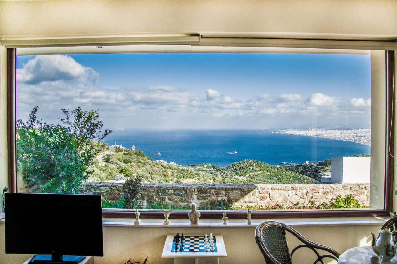 Villa Balcony, Cozy Villa With Amazing View Rodhiá المظهر الخارجي الصورة